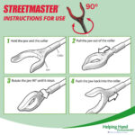Helping Hand 33" Streetmaster PRO Rotating Head Litter Picker Grabber