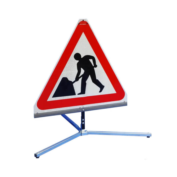 Quazar TriFlex™ Men At Work Road Sign - 750mm 1 Quazar TriFlex™ Men At Work Road Sign - 750mm