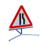 Quazar TriFlex™ Road Narrows Reversible Road Sign - 750mm
