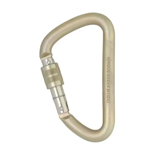 DMM Steel Klettersteig Screwgate Karabiner