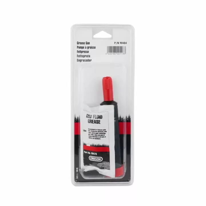 Oregon Grease Gun With Red Fluid Grease 1 Oregon Grease Gun With Red Fluid Grease