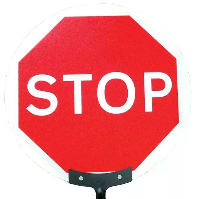 Quazar STOP/GO Fold up Sign