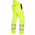 Arbortec Breatheflex Hi-Vis Yellow Chainsaw Trousers - Type C - Class 1