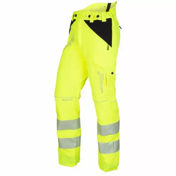 Arbortec Breatheflex Hi-Vis Yellow Chainsaw Trousers - Type A - Class 1