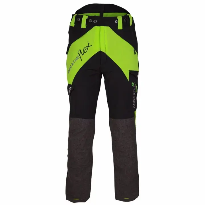 Arbortec Breatheflex Lime Chainsaw Trousers - Type C - Class 1 2 Arbortec Breatheflex Lime Chainsaw Trousers - Type C - Class 1
