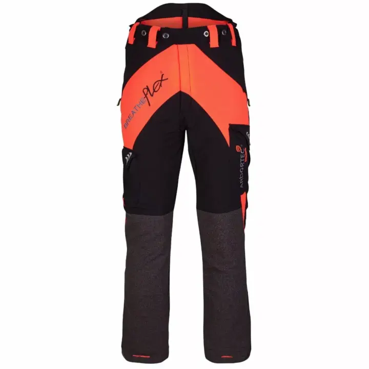 Arbortec Breatheflex Orange Chainsaw Trousers - Type A - Class 1 2 Arbortec Breatheflex Orange Chainsaw Trousers - Type A - Class 1