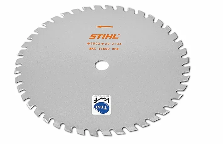 STIHL 250mm (44 T) Metal Grass Cutting Blade 1 STIHL 250mm (44 T) Metal Grass Cutting Blade