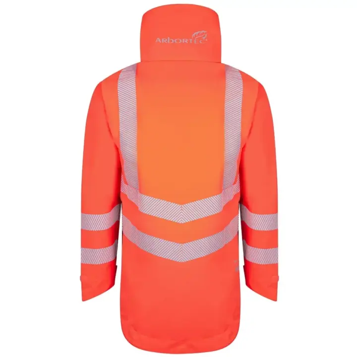 Arbortec Breathedry Hi-Vis Orange Waterproof Smock 3 Arbortec Breathedry Hi-Vis Orange Waterproof Smock