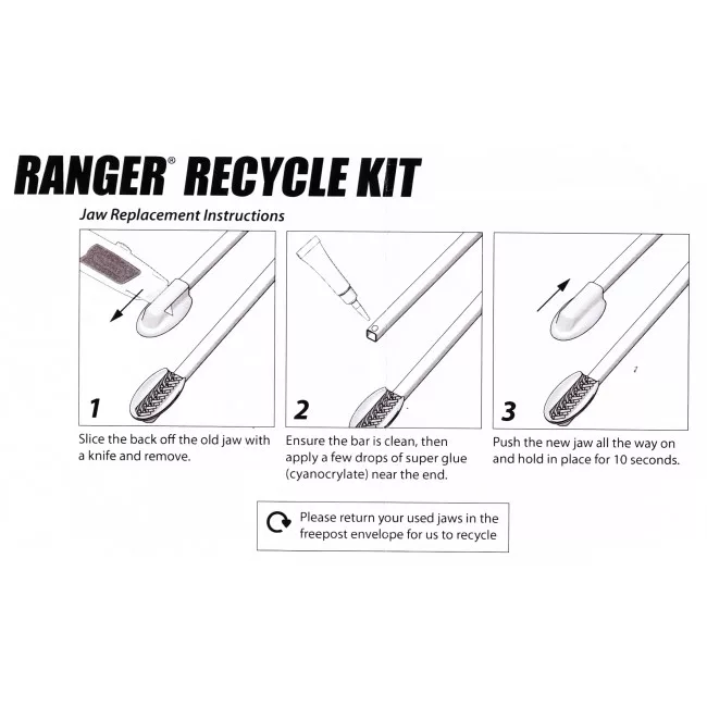 Ranger Litter Picker Rubber Feet/Jaws 4 Ranger Litter Picker Rubber Feet/Jaws