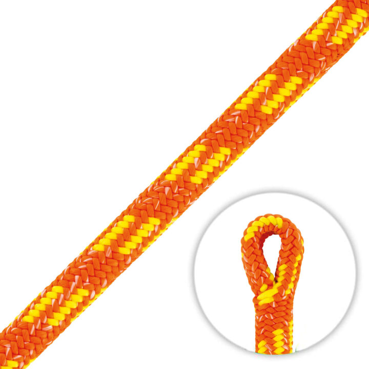 Petzl Control 12.5mm Orange Climbing Rope (Spliced Eye) 1 Petzl Control 12.5mm Orange Climbing Rope (Spliced Eye)
