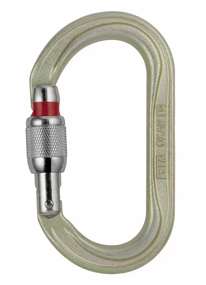 Petzl OXAN Steel Oval Screw Lock Karabiner 1 Petzl OXAN Steel Oval Screw Lock Karabiner