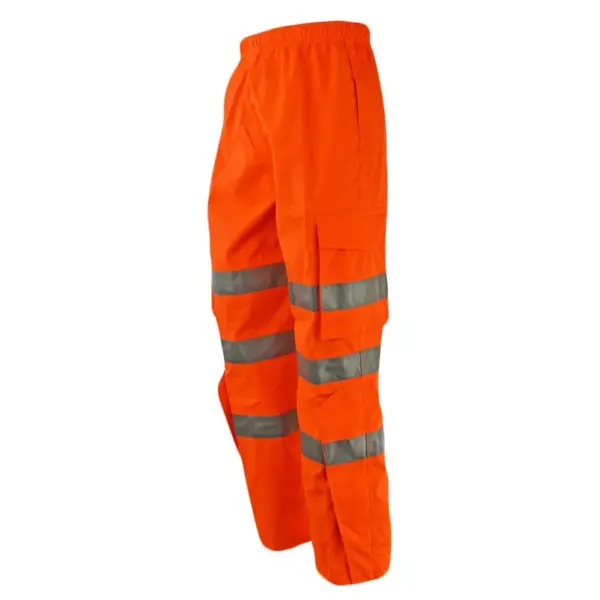 Harkie Hi-Vis Orange Waterproof Overtrousers