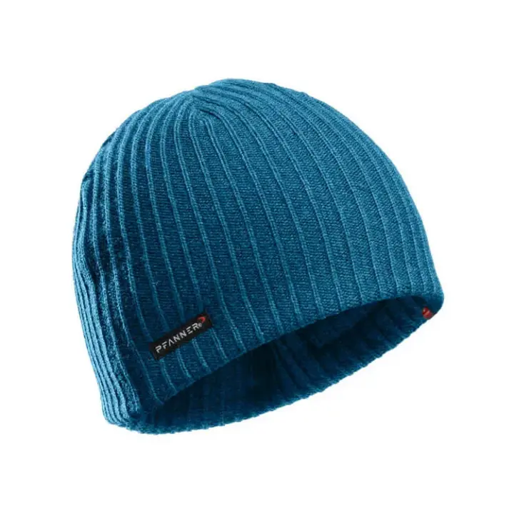 Pfanner Primaloft Gold Knitted Blue Beanie 1 Pfanner Primaloft Gold Knitted Blue Beanie