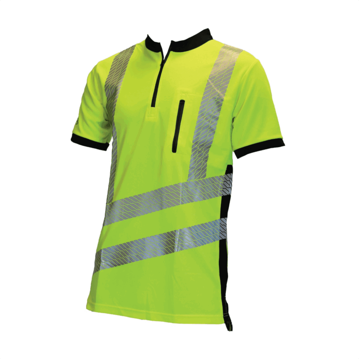 Treehog Polo Short Sleeve Shirt - Hi-Vis Yellow