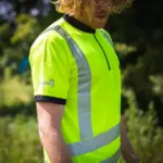 Treehog Polo Short Sleeve Shirt - Hi-Vis Yellow