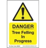 Arbortec 'Danger Tree Felling In Progress' Corex Safety Sign