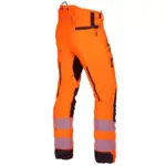 Arbortec Breatheflex Pro Hi-Vis Orange Chainsaw Trousers - Type A - Class 1