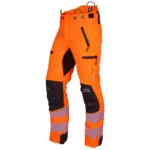 Arbortec Breatheflex Pro Hi-Vis Orange Chainsaw Trousers - Type A - Class 1