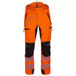 Arbortec Breatheflex Pro Hi-Vis Orange Chainsaw Trousers - Type A - Class 1