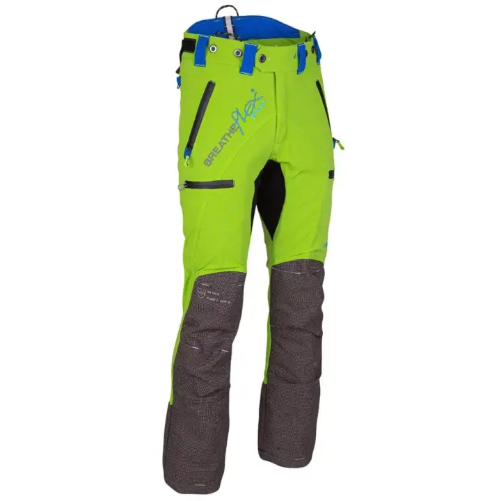 Arbortec Breatheflex Pro Lime Chainsaw Trousers  - Type A - Class 1