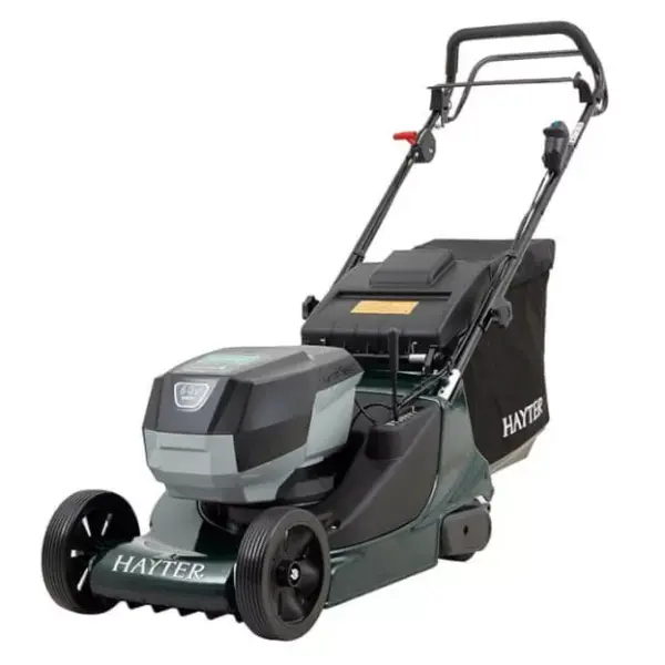 Compare 1 Hayter Harrier 41 Self Propelled Battery Lawn Mower (Unit Only)