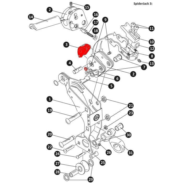 ART Spiderjack 3 Clutch A 2 ART Spiderjack 3 Clutch A