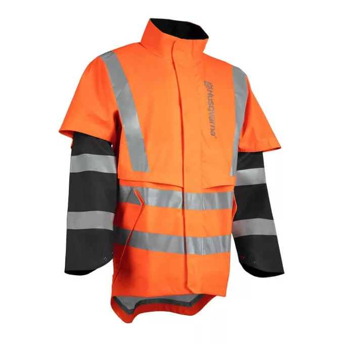 Husqvarna Functional Hi-Vis Rain Jacket 1 Husqvarna Functional Hi-Vis Rain Jacket