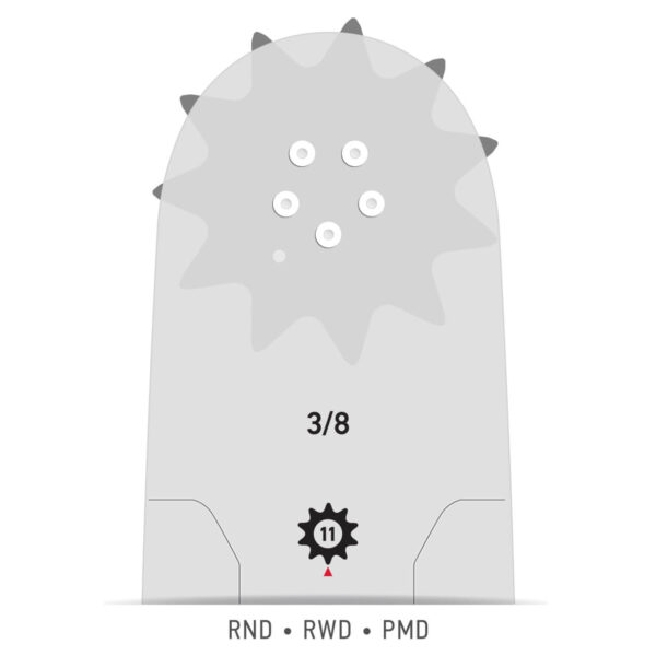 Oregon rnd rwd pmd 3 8