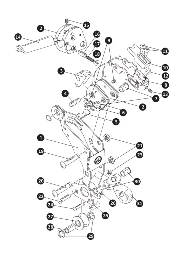 ART SpiderJack 3 Spare Parts 1 ART SpiderJack 3 Spare Parts