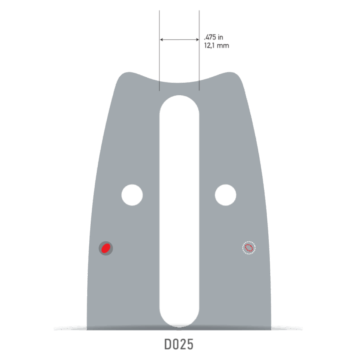 Oregon 16" AdvanceCut™ .325" 1.6mm Bar - 163SFGD025