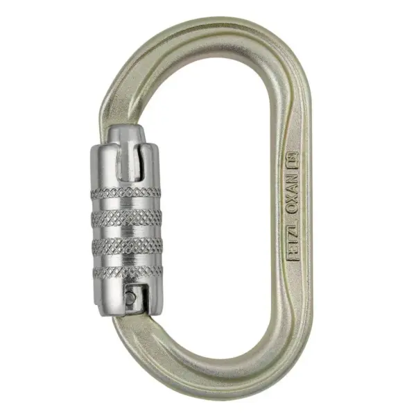 Petzl OXAN Steel Oval Triact Lock Karabiner (M72ATLA)