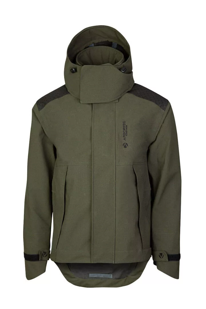 Arbortec Heavy Duty Full Zip Olive Breathedry® Smock 2 Arbortec Heavy Duty Full Zip Olive Breathedry® Smock