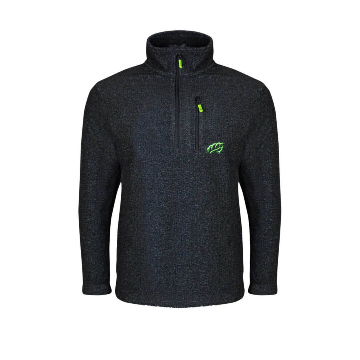 Arbortec Wolf Half Zip Warm Grey Sweater 1 Arbortec Wolf Half Zip Warm Grey Sweater