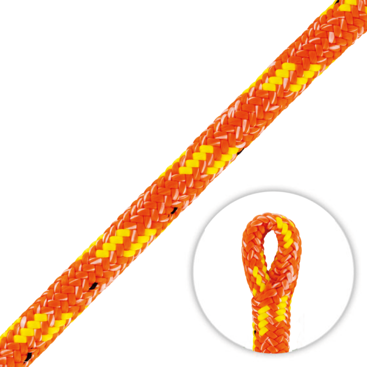 Petzl Flow 11.8mm Orange Climbing Rope (Spliced Eye) 1 Petzl Flow 11.8mm Orange Climbing Rope (Spliced Eye)