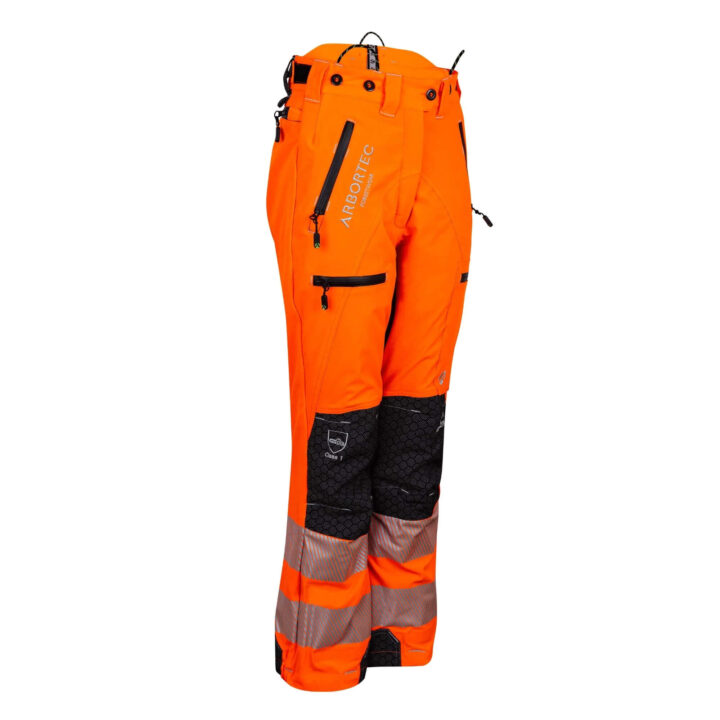 Arbortec Breatheflex Pro Hi-Vis Orange Womens Chainsaw Trousers – Type A – Class 1