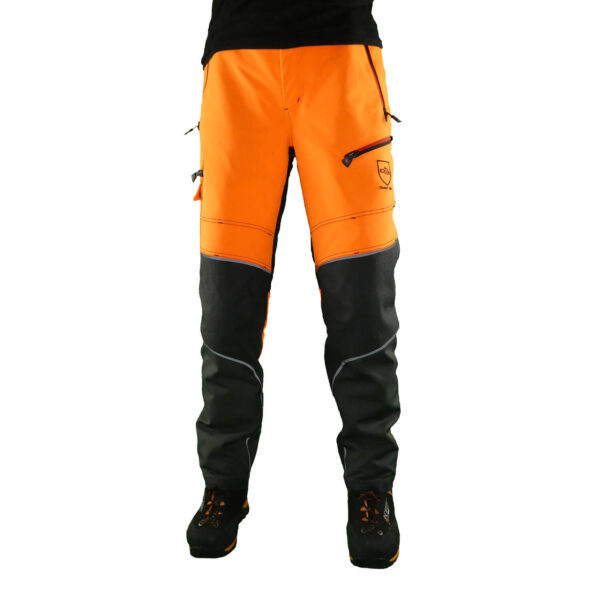 ArbPro Climbtech Gamma Hi-Vis Orange Chainsaw Trousers – Type A – Class 1