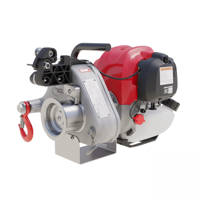 Portable Winch PCW4000 Petrol Pulling Winch - 1000kg 1 Portable Winch PCW4000 Petrol Pulling Winch - 1000kg