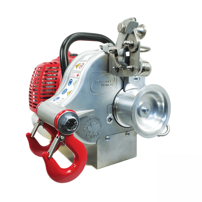 Portable Winch PCW4500 Petrol Pulling Winch - 1200kg 3 Portable Winch PCW4500 Petrol Pulling Winch - 1200kg
