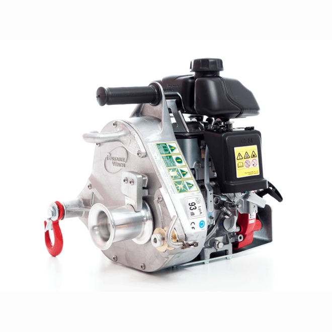 Portable Winch PCW5000 Petrol Pulling Winch - 1000kg 1 Portable Winch PCW5000 Petrol Pulling Winch - 1000kg